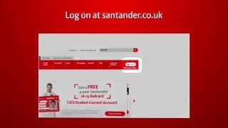 Santander Online Banking – how to log on [upl. by Aivart133]