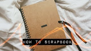 DIY HOW TO SCRAPBOOK [upl. by Alleira]