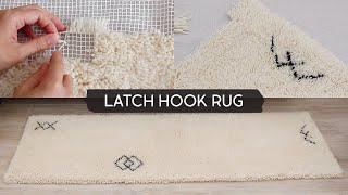 Making a Latch Hook Rug [upl. by Igig684]