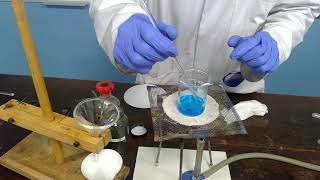 Preparation of Copper Sulfate Crystals [upl. by Docia]