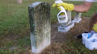 How to Clean Veteran Headstones Using D2 Biological Solution [upl. by Cristy]