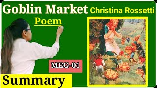 Goblin Market poemby Christina Rossetti in hindiMeg01ignouSuccessMaker [upl. by Drucy]