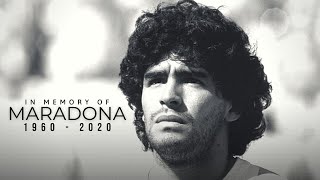 Tribute to DIEGO MARADONA  Legendary Highlight Moments [upl. by Nevlin]