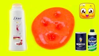 How To Make Slime with Shampoo Salt and Shaving Cream without Glue Borax Cornstarch Recipe Diy [upl. by Enoed]