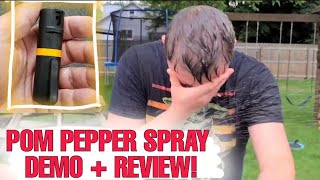 POM OC Pepper Spray Review  Tips amp Demonstration [upl. by Renner786]