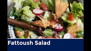 Fattoush Recipe Traditional Lebanese Salad [upl. by Latia39]