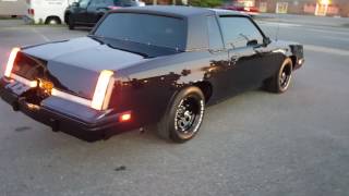 84 Oldsmobile Cutlass Black Cherry Johns Restoration [upl. by Anyrtak]