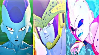 Dragon Ball Z Kakarot  All Bosses  Boss Fights  Ending [upl. by Arratal]