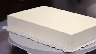 How to Frost a Half Sheet Cake [upl. by Isus]