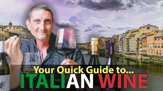 Quick Overview of Italian Red White amp Sparkling Wines [upl. by Yerbua]