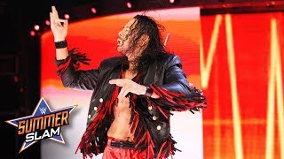 Shinsuke Nakamuras entrance wows the WWE Universe SummerSlam 2017 WWE Network Exclusive [upl. by Graaf703]