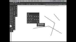 How to Align Various Line Points Using the Alignment Tools in Adobe Illustrator CC [upl. by Lezirg234]