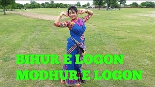 BIHURE LOGON MODHURE LOGON DANCE BIHU DANCE [upl. by Masuh]