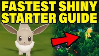 FASTEST SHINY STARTER POKEMON GUIDE Pokemon Lets Go Shiny Pokemon Guide [upl. by Gnaoh]