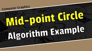 Midpoint circle algorithm example in Bangla\computer graphics Bangla tutorial [upl. by Notlrak367]