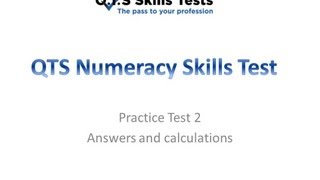 Numeracy Practice Test 2 [upl. by Aikem]