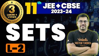 Sets  Concepts L2  Sets Class 11 Maths Chapter 1  CBSE JEE 2024  Harsh Sir  Vedantu Math [upl. by Islean]