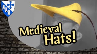 Some types of medieval hats [upl. by Ocramed]