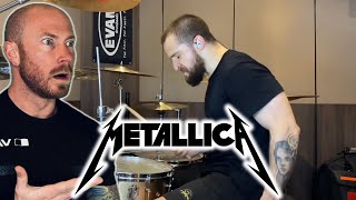 Drummer Reacts To  ELOY CASAGRANDE  BATTERY METALLICA COVER Drums Only [upl. by Rainie526]