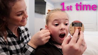 Changing my Earrings For the FIRST TIME [upl. by Morganica]