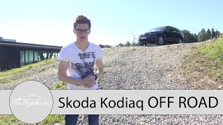 Skoda Kodiaq 20 TDI 4x4 OFF ROAD Fahrbericht  Härtetest am Bilster Berg  Autophorie [upl. by Atibat]