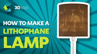 3D Printed Lithophane Lampshade  Tutorial [upl. by Hashim]