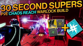 Destiny 2 30 SECOND SUPERS  This Chaos Reach Warlock Build is FUN in PvE Season of the Splicer [upl. by Eenalem]