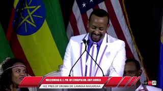 PM Abiy Ahmed speech in Minnesota USA [upl. by Arakihc]