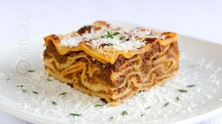 Lasagna Bolognese  JamilaCuisine [upl. by Elam736]