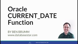 Oracle CURRENTDATE Function [upl. by Acinehs81]