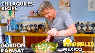 Gordon Ramsay Makes Chilaquiles in Oaxaca featuring Aaron Sanchez  Scrambled [upl. by Cirad436]