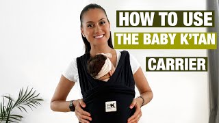 How to use the Baby K’tan carrier  Newborn [upl. by Mora]