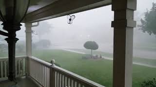 Huntley Storm September 25 2018  50 mph winds [upl. by Button]