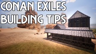 Conan Exiles 5 Building Tips YOU Can Use [upl. by Ahseiyn]