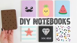 7 DIY NOTEBOOKS IDEAS  School Supplies You NEED To Try [upl. by Yrannav]