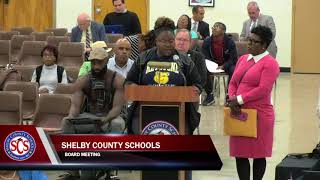 Shelby County School Board Meeting  Oct 31 2017 [upl. by Marysa]