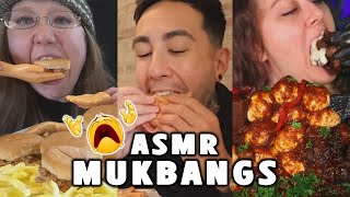 ASMR MUKBANG COMPLIATION [upl. by Ingalls811]