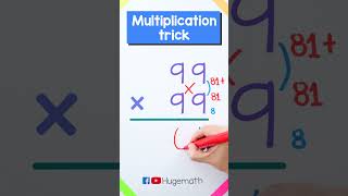 How to multiply 2digit numbers fast with a trick [upl. by Yehc]