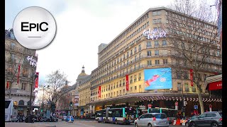 Galeries Lafayette Haussmann  Paris France HD [upl. by Nytsrik]