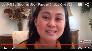 LUNAS Sa Sipon at Ubo  Payo ni Doc Liza RamosoOng 26 [upl. by Horgan513]