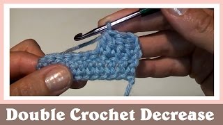 Crochet for Beginners Double Crochet Decrease [upl. by Ettevy834]