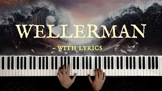 WELLERMAN Sea Shanty WITH LYRICS  Piano Cover by Paul Hankinson [upl. by Aicirt]