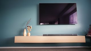 Floating Oak Plywood Entertainment Unit [upl. by Silvester385]