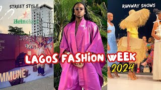 LAGOS FASHION WEEK 2024  VLOG  Tailor Drama  Street Style amp Runway Shows [upl. by Power]