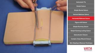 Suture Techniques Course Video [upl. by Aderb649]