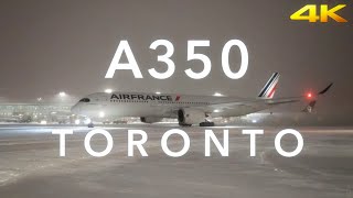 A350 TAKEOFF  TORONTO 4K airbus greenpilot [upl. by Tuinenga]