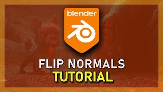 Blender  How To Flip Normals [upl. by Ardnuahs]