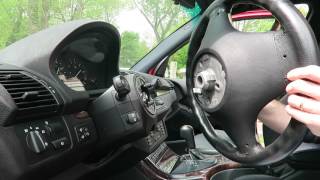 E53 X5 BMW Sport Steering Wheel Trim Replacement [upl. by Egoreg]