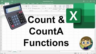 Using Count and CountA in Excel  Excel Tutorial [upl. by Ariaes201]