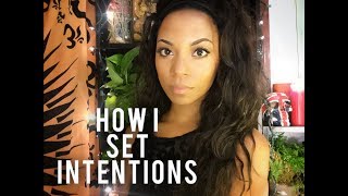 HOW TO SET INTENTIONS Quick Easy amp Powerful REQUESTED [upl. by Aztinay64]